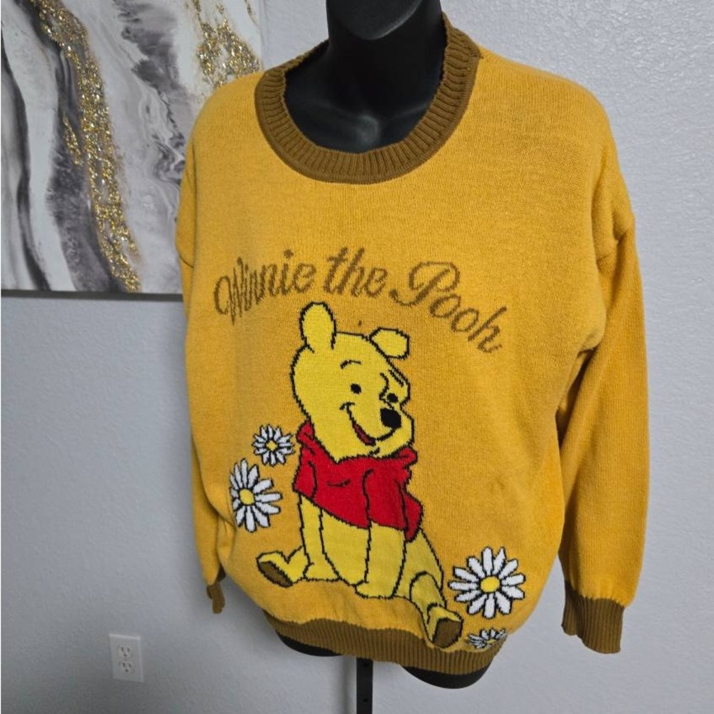 Disney Winnie the Pooh Mustard Sweater